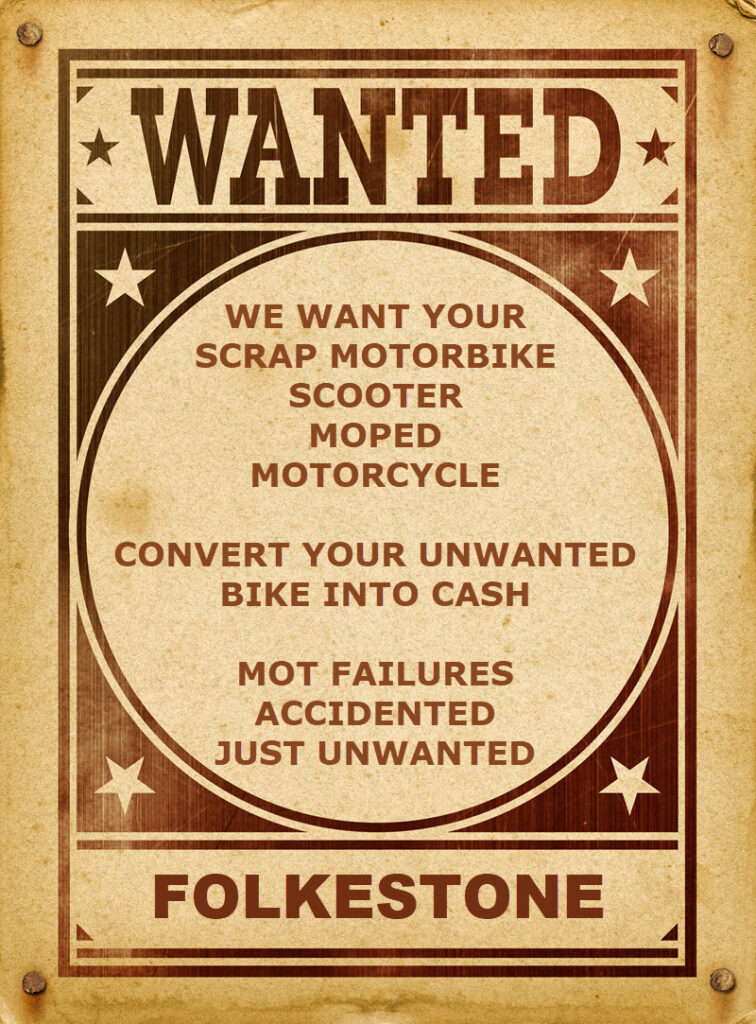 Scrap Motorbike Folkestone