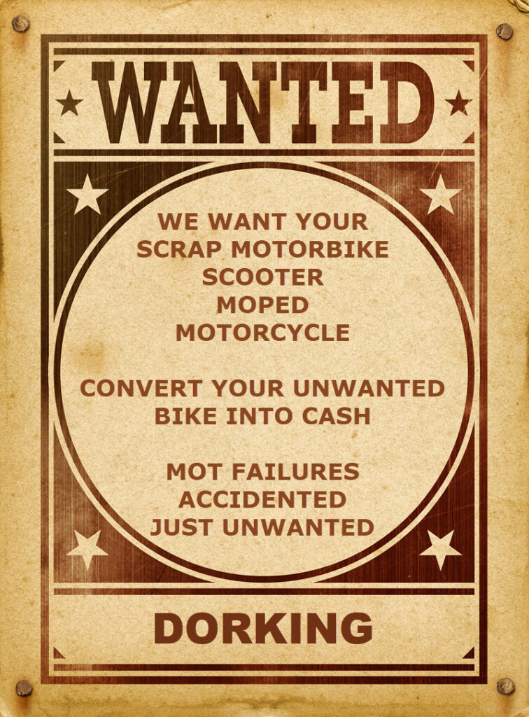 Scrap Motorbike Dorking