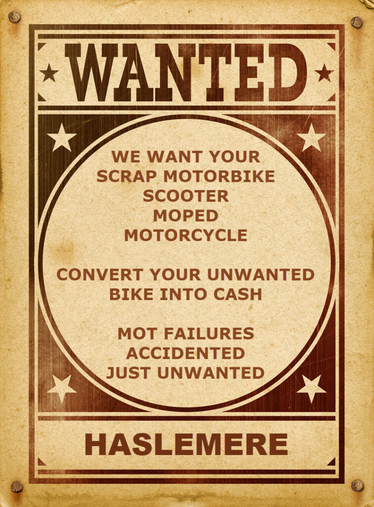 Scrap Motorbike Haslemere